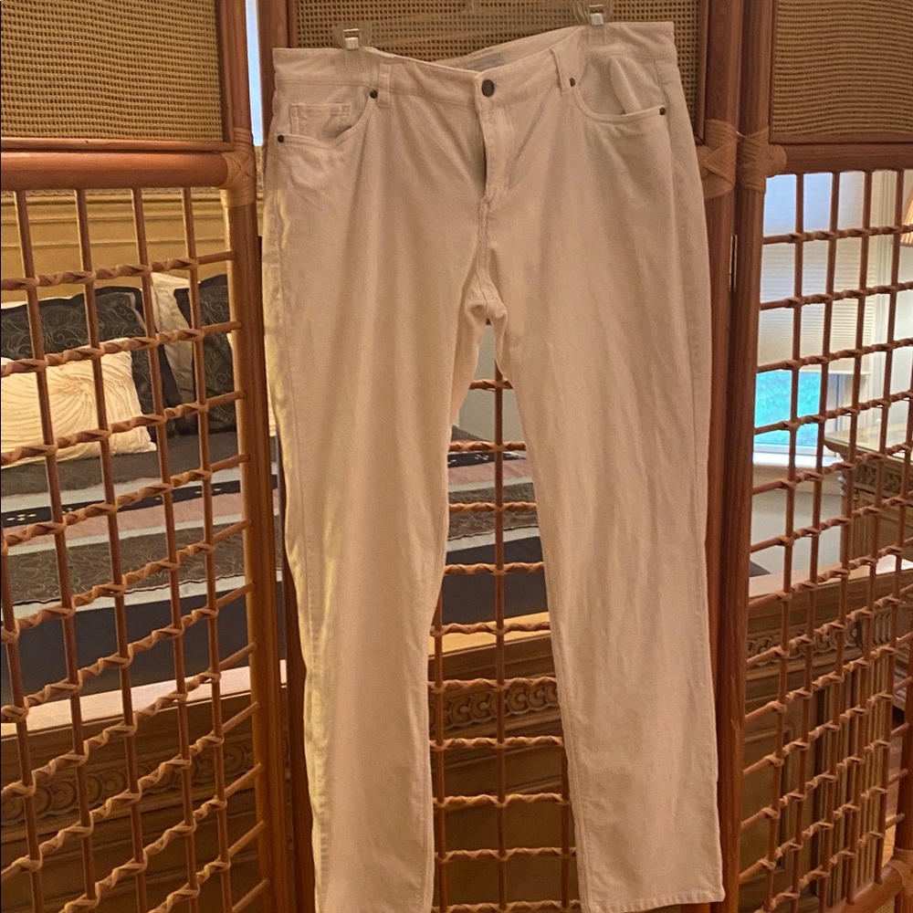 NY&C Cream Corduroy Pants